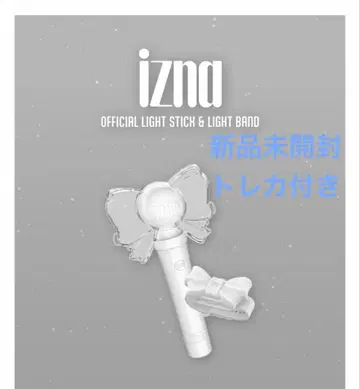 izna 공식 응원봉 & 밴딩 미개봉 새상품 트레이딩 카드 포함