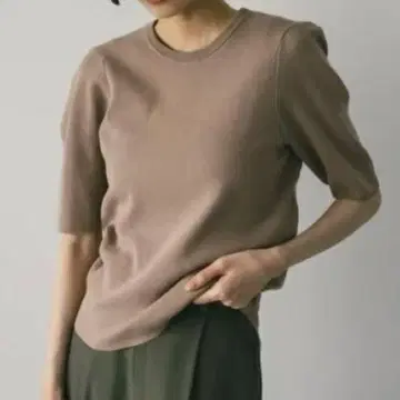 STYLEMIXER 폼 슬리브 니트 T