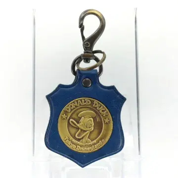 당시 도쿄 디즈니랜드 한정판 도날드 천연 가죽 키링