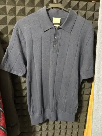 캘빈 클라인 다크 블루 피케 셔츠