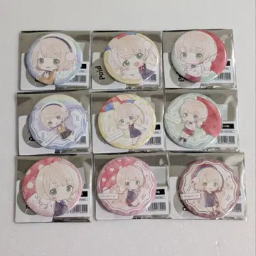 버추얼 YouTuber 시구레 우이 우산 캔뱃지 9개 세트