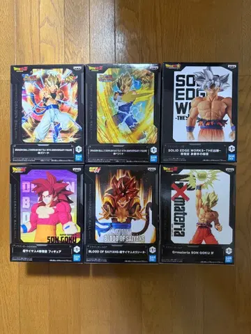 [ 미개봉 새상품 ] 드래곤볼 피규어 6개 세트