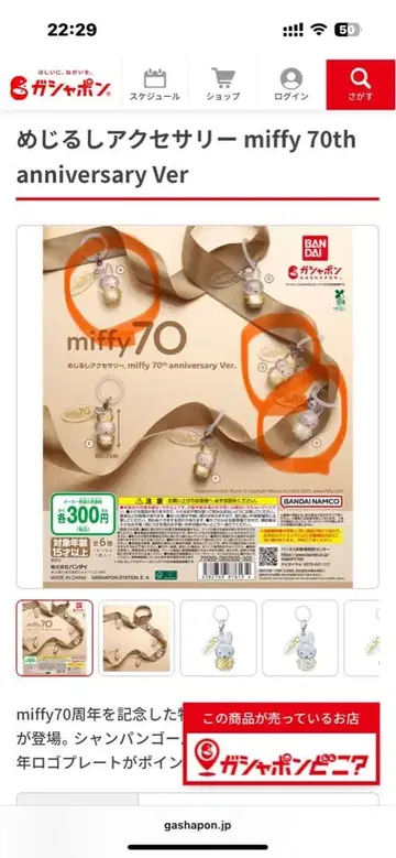 miffy 70주년 기념 Ver 액세서리