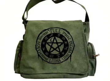 마법사의 제자 메신저 백 숄더 백 오각형 마녀의 사역마