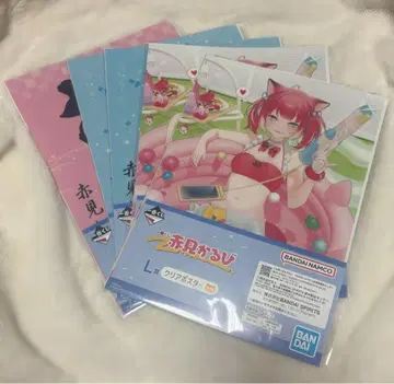 아카미 카루비 제일복권 L상 클리어 포스터 3종 5매