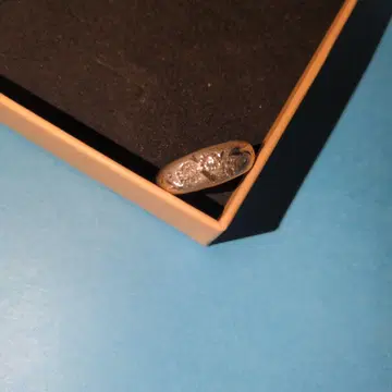 실버 조각 반지