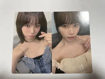 Le Sserafim 도쿄돔 신규 FC 한정판 트레이딩 카드 채원 2종