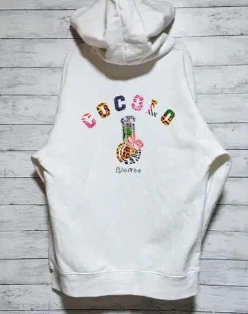 코코로 브랜드 애니멀 무늬 후드 맨투맨 XXL