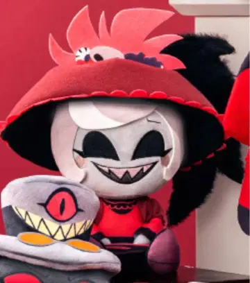 해즈빈 호텔에 오신 것을 환영합니다 앉은 봉제 인형 라운드원 한정판 로지