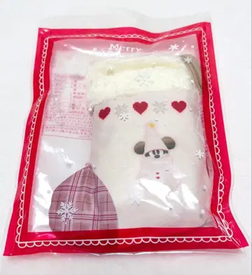 디즈니 리루린린 크림 필드 비스킷 양말 주머니 크리스마스