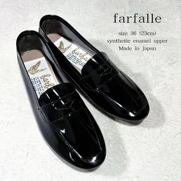 미사용급 farfalle 파르팔레 에나멜 로퍼 2WAY 일본제