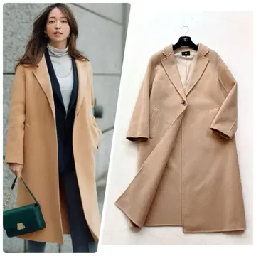 [ 23구 ] 정가 6.9만 울 리버 롱 코트 체스터 카멜 40