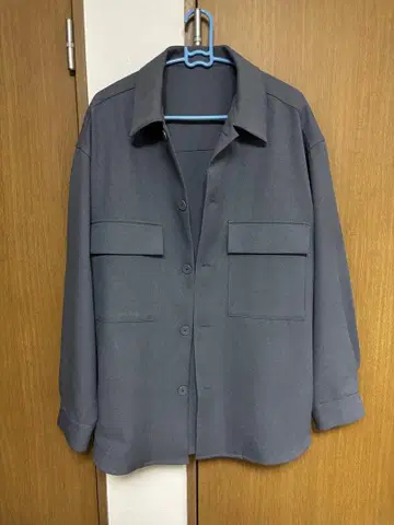 GU 그레이 캐주얼 셔츠 자켓 L