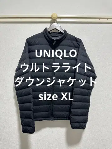 컨디션 최상 유니클로 울트라 라이트 다운 자켓 블랙 XL