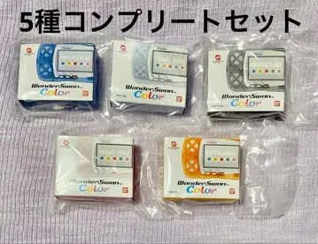[ 캡슐 토이 ] 원더스완 컬러 미니어처 참 5종 컴프 세트