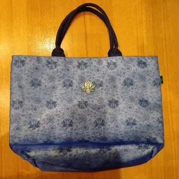 MINTON 블루 꽃무늬 토트백