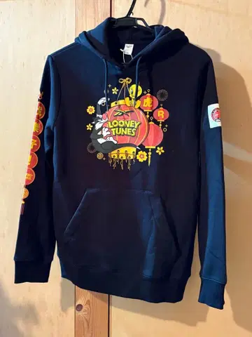 루니 툰즈 후드티 리복 블랙 (L) 데드스탁