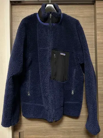 patagonia 레트로X 네이비 보아 자켓 플리스 남성용 M