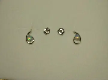 K14WG [ 각인 있음 ] 오팔 귀걸이