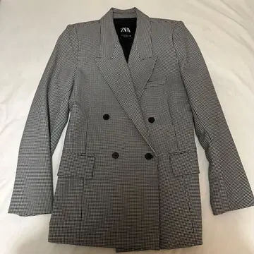 ZARA 자라 테일러드 자켓 체크