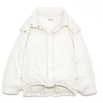 snidel 후드 다운 코트 미들 프렌치 다운