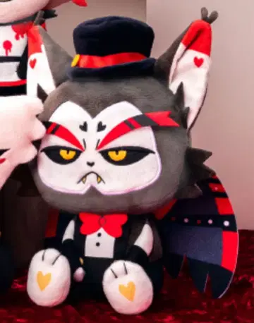 해즈빈 호텔에 어서 오세요 앉은 봉제 인형 라운드원 한정판 허스크