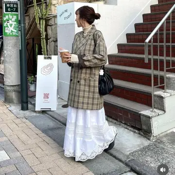 디스코트 체크 라이트 자코트