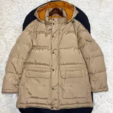 [ 새상품급 ] 폴 스튜어트 2way 다운 코트 메탈 버튼 베이지 M