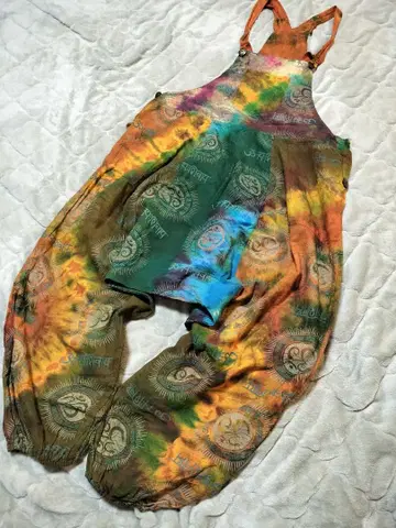 에스닉 타이다이 오버롤