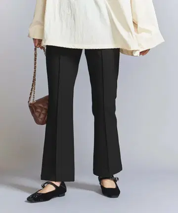 BEAUTY&YOUTH 저지 플레어 팬츠