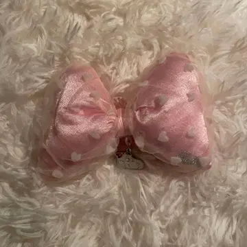 유니버셜 스누피 핑크 리본 키링 스쿨백