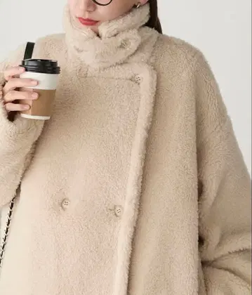 BONLECILL 멀티웨이 테디 보아 테일러드 자켓