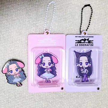 [ 카즈하 ] LE SSERAFIM 루 아크릴 스탠드 핀 배지 멜로크로
