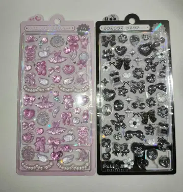 모자 꽁지 드롭 씰 2점