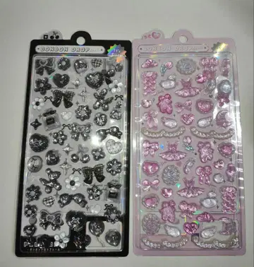 모자 꽁지 드롭 씰 2점