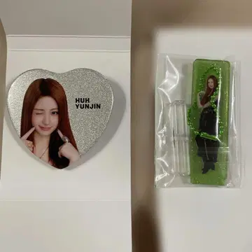 르세라핌 EASY CRAZY HOT 윤진 캔뱃지 키링