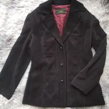 [ 레리안 ] 코듀로이 자켓 안쪽 화려한 색상 사각 버튼 새상품급