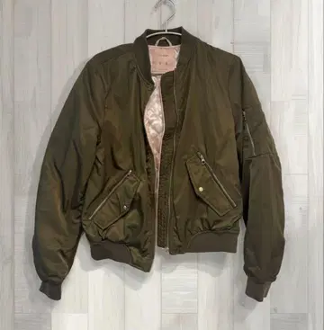 Y2K PULL&BEAR MA-1 자켓 M 사이즈 올리브 그린