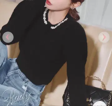 새상품 Rady 비쥬 케이블 니트탑