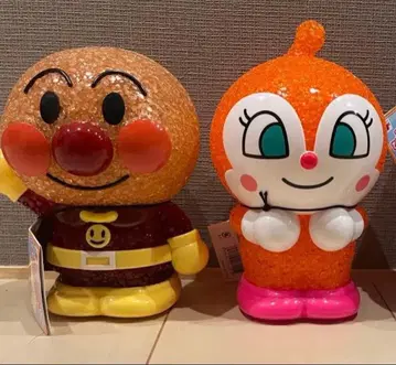 호빵맨 LED 라이팅 인형 2 세트