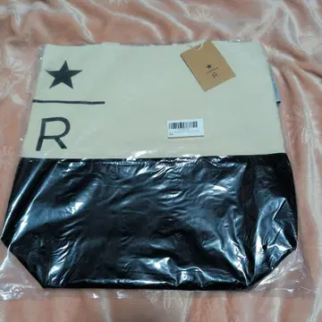 스타벅스 토트백 베이지/블랙