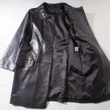 노스비치 NORTH BEACH 가죽 코트 램스킨 롱 코트 M