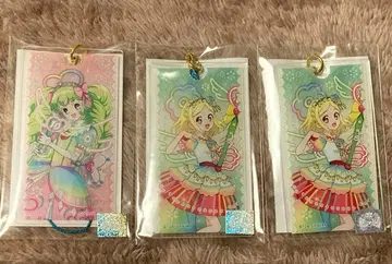 프리파라 마루쿠지 아크릴 키링 파르르 후와리 클리어 마커 3종