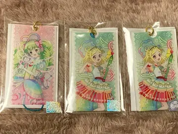 프리파라 마루쿠지 아크릴 키링 파르르 후와리 클리어 마커 3종