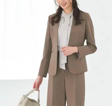 베이지 싱글 버튼 블레이저 M 사이즈