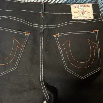 트루릴리젼 리키 블랙 데님 팬츠