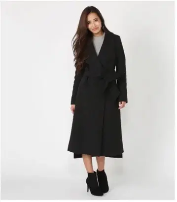 리엔다 (rienda) 롱 코트 블랙 S 사이즈