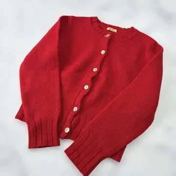 새상품급 45RPM 포티 파이브 알 가디건 빨간색