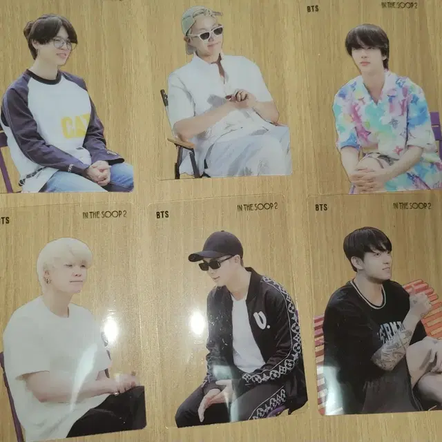 방탄 인더숲2 투명포카 일괄판매합니당(태형없음)