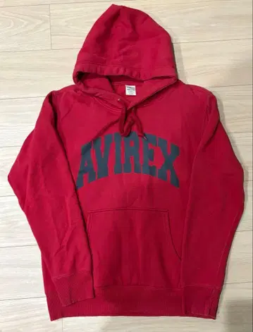 AVIREX 레드 후드티 X-Large